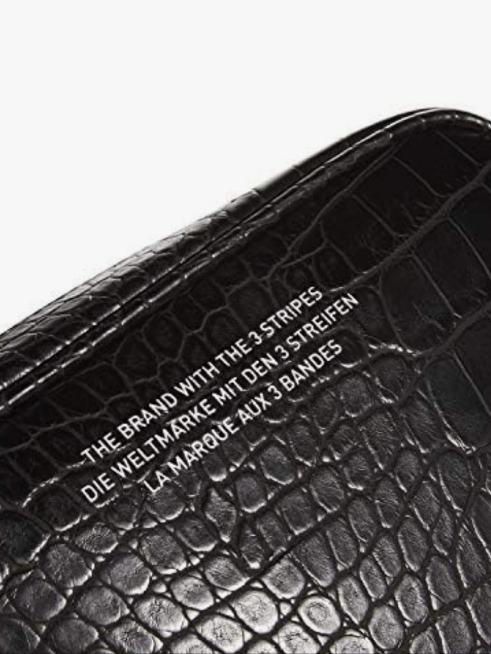 Adidas Originals Airliner Tote Bag- Black Croc/White - Picture 6 of 14